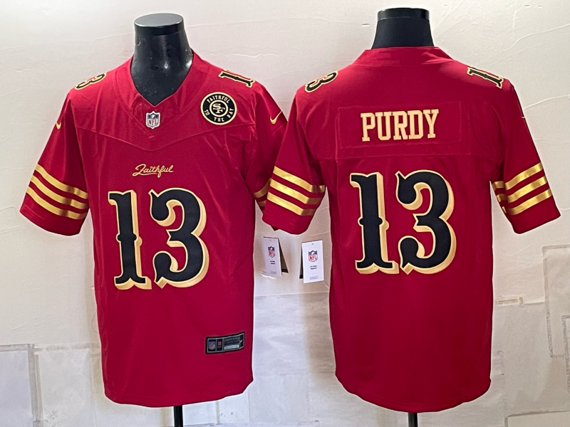 Men 2026 Nike San Francisco 49ers #13 Purdy Red NFL Jersey 1023008->san francisco 49ers->NFL Jersey